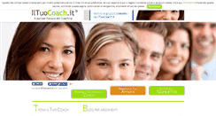 Desktop Screenshot of iltuocoach.it